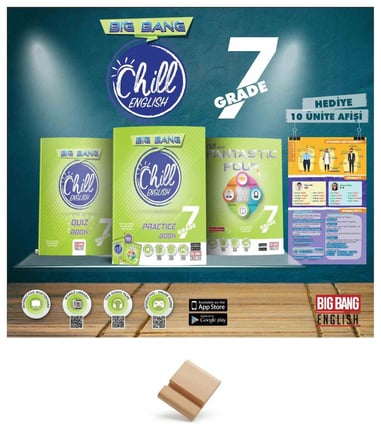 Newton 7. Sınıf Big Bang Chill English 3lü Set + Telefon Standı