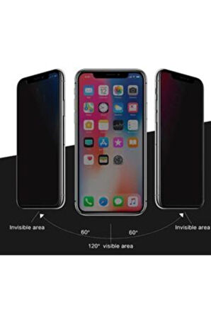 Apple Iphone 12 Pro Max (6.7İNÇ)tam Kaplayan Privacy Hayalet Ekran Koruyucu Cam