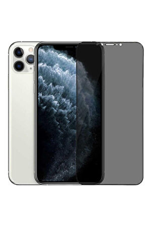 Apple Iphone 12 Pro Max (6.7İNÇ)tam Kaplayan Privacy Hayalet Ekran Koruyucu Cam