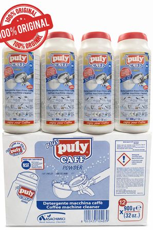Puly Caff Polvere 900gr x 12| Espresso Kahve Makinesi Temizlik Tozu | 12'li Paket