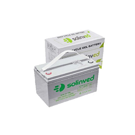 12V 100Ah Jel Akü Deep Cycle Korumalı Solinved