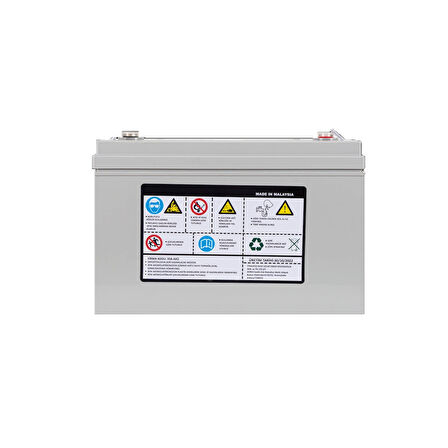 12V 100Ah Jel Akü Deep Cycle Korumalı Solinved