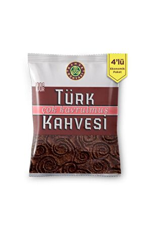 Kahve Dünyası 100 gr 4'lü Çok Kavrulmuş Türk Kahvesi