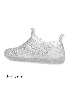 Allyup Unisex Deniz Ayakkabısı Kaymaz Taban Şık Havuz Simli-Simsiz-Şeffaf Plaj Rafting Sandaleti 130