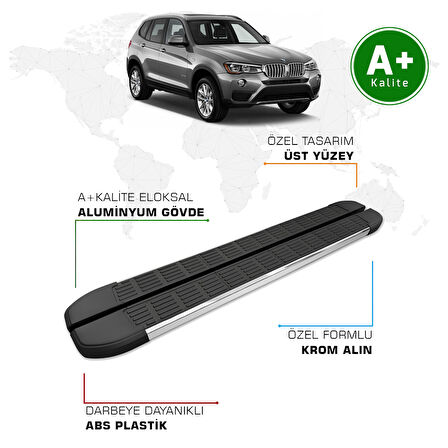 Bmw X3 F25 Yan Basamak 2010 – 2017 Model S-Line