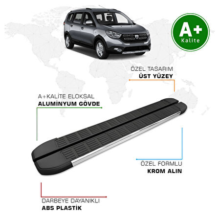 Dacia Lodgy Yan Basamak 2012 Model ve Sonrası S-Line