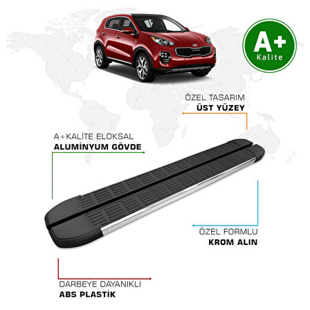 Kia Sportage Yan Basamak 2016 – 2021 Model S-Line