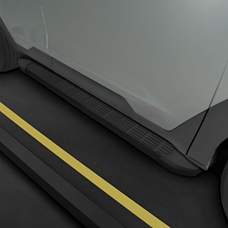 Peugeot Partner Yan Basamak Uzun Şasi 2024 Model ve Sonrası S-Line Siyah