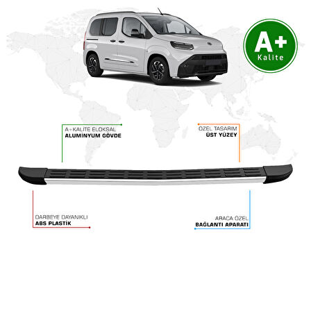 Toyota Proace City Arka Basamak Kısa Şasi 2024 Model ve Sonrası S-Line