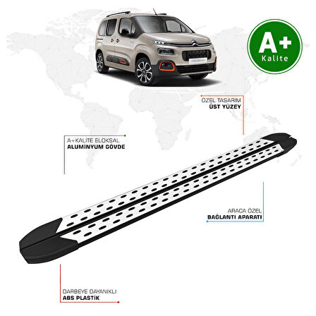 Citroen Berlingo Yan Basamak Kısa Şasi 2019 Model ve SonrasıTrimLine