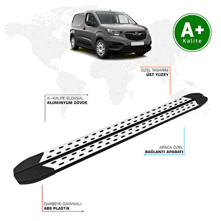 Opel Combo Panelvan Yan Basamak Uzun Şasi 2019 Model ve Sonrası TrimLine