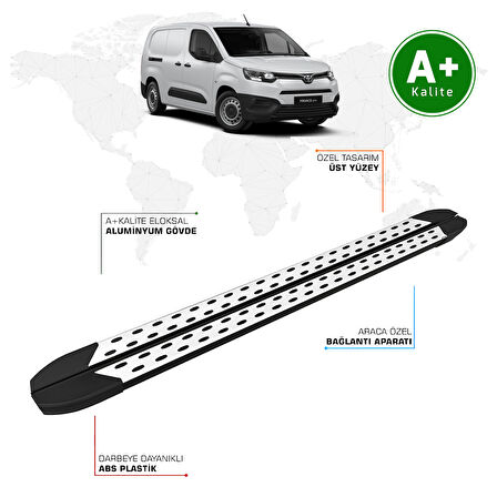 Toyota Proace City Panelvan Yan Basamak Uzun Şasi 2019 Model ve Sonrası TrimLine