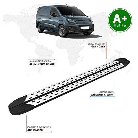 Citroen Berlingo Panelvan Yan Basamak Uzun Şasi 2024 Model ve Sonrası TrimLine