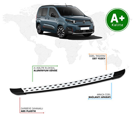Citroen Berlingo Arka Basamak Kısa Şasi 2024 Model ve Sonrası TrimLine