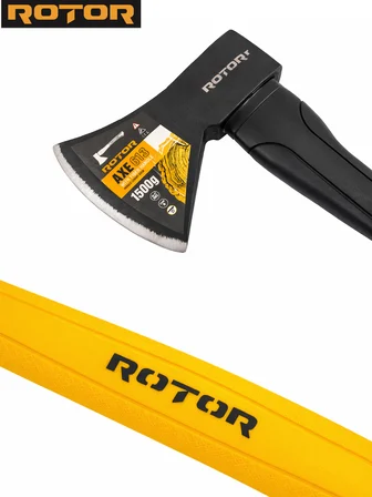 ROTOR Fiber Saplı 1500gr+900gr 2’li Balta Nacak Seti 