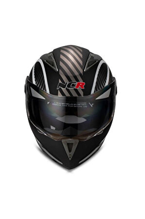 NCR Kask Çene Açılır Vizörlü Monster Mat Siyah (Ece Belgeli)