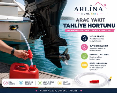 150 CM Hortumlu Sıvı Aktarma Aparatı Sifonlu Benzin Mazot Su Yağ Transfer Pompası Kolay Taşınabilir