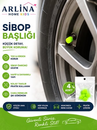 Işıltılı Neon Sibop Başlığ 4'lü