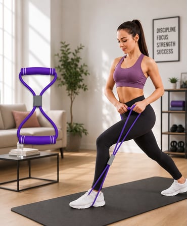 Pilates Direnç Lastiği Yoga Squat Egzersiz Aleti El Kol Kas Güçlendirme Aparatı