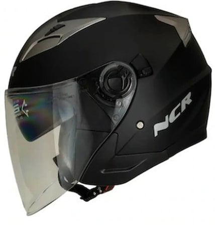 NCR KASK ÇENESİZ 708 ECE 22/06 BELGELİ- SİYAH