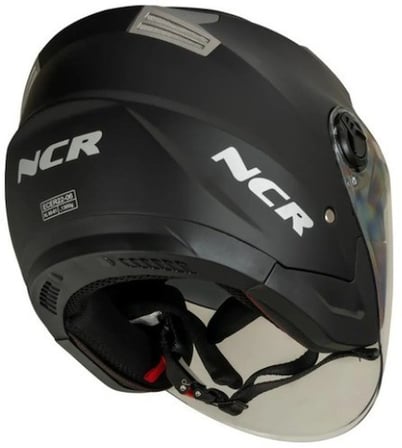 NCR KASK ÇENESİZ 708 ECE 22/06 BELGELİ- SİYAH