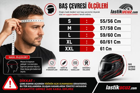 NCR-166E ÇENE AÇILIR GÖZLÜKLÜ ECE 22-06 BELGELİ KASK PARLAK SİYAH