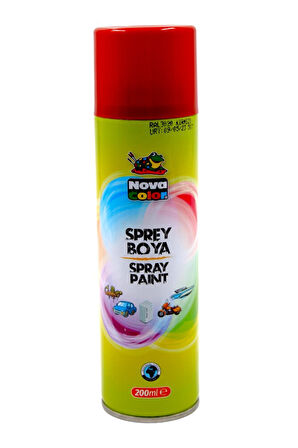 Nova Color Sprey Boya Kırmızı 200 ml Nc-801