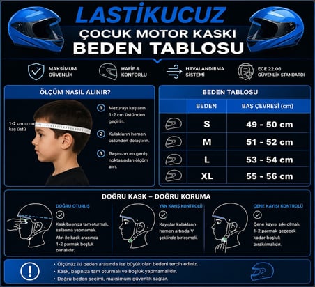 NCR Junior Çocuk Kaskı 802 (ECE-22.06) PARLAK BEYAZ