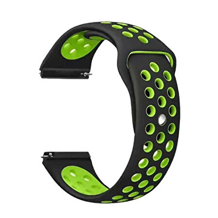 Gpack Xiaomi Watch S1 Active Kordon Delikli Çift Renk Silikon