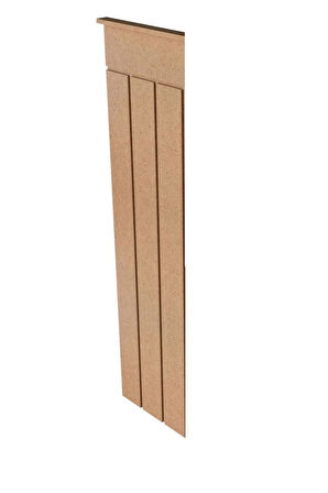 Iskandınav Model( 27 X 104 Cm )Dekoratif Duvar Paneli  Boyanabilir Ahşap 6 Mm Ham Mdf Duvar Paneli