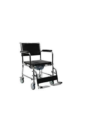 VİPSAĞLIK Tekerleki Iskemle B-125f Banyo / Tuvalet Sandalyesi
