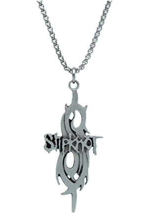 Slipknot Örme Zincir Kolye - Gümüş Kaplama - Erkek Kadın Kolye - No:1544