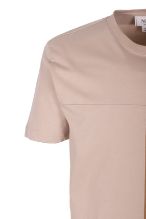 Erkek Tişört Bisiklet Yaka Açık Olive Slim Fit %100 Pamuk T-shirt NCS JEANS 1303