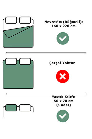 Tek Kişilik Nevresim Seti - Gül Kurusu Saten (ÇARŞAFSIZ)