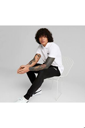 Puma Beyaz Essentials Pique Men's Polo Tişört Vo58667402