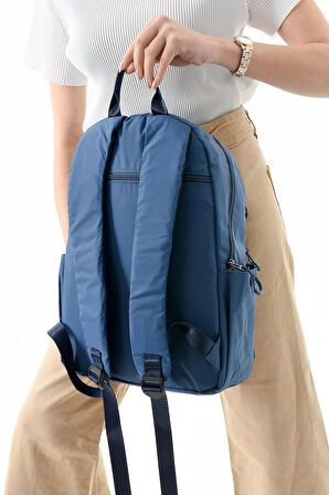 Orta Boy Sırt Çantası Ultra Hafif Çok Cepli Mavi (Model:571-13-9B)