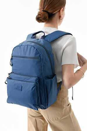 Orta Boy Sırt Çantası Ultra Hafif Çok Cepli Mavi (Model:571-13-9B)