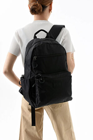 Orta Boy Sırt Çantası Ultra Hafif Çok Cepli Siyah (Model:571-13-9B)