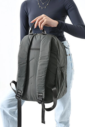 Orta Boy Sırt Çantası Ultra Hafif Çok Cepli Gri (Model:571-13-9E)
