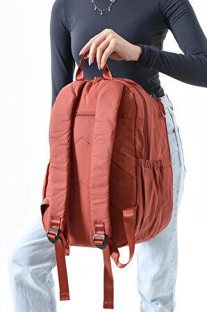 Orta Boy Sırt Çantası Ultra Hafif Çok Cepli Kiremit (Model:571-13-9E)