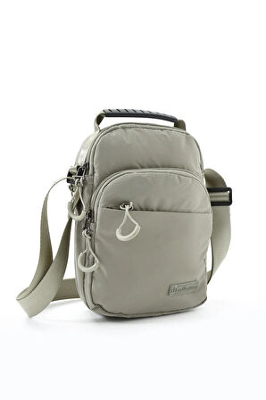 Üç Bölmeli Unisex Göğüs (Bodybag) - El Çantası Vizon (Model: 571-9P) 