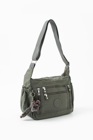 Çapraz Askılı Ultra Hafif Çok Cepli Omuz Çantası Gri (Model: 571-6L) 