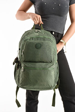 Ultra Hafif Sırt Çantası Okul Seyahat Unisex Yeşil (Model: 571-1C) 