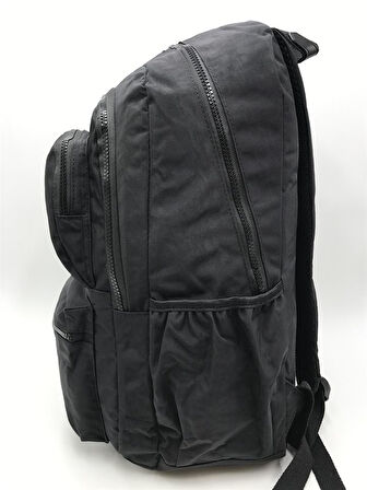 Ultra Hafif Sırt Çantası Okul Seyahat Unisex Siyah (Model: 571-1C) 