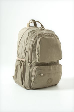 Ultra Hafif Çok Cepli Su Geçirmez Sırt Çantası Unisex Vizon (Model: 571-2H)