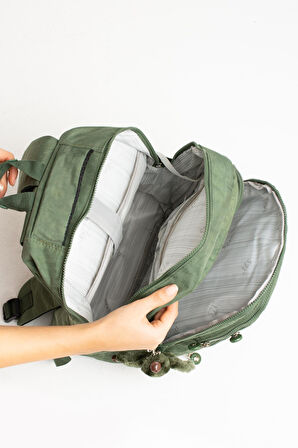 Ultra Hafif Orta Boy Sırt Çantası Unisex Yeşil (Model: 571-3C) 