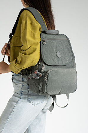 Orta Boy Ultra Hafif Sırt Çantası Gri (Model: 571-3F)
