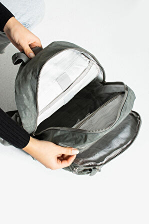 Orta Boy Sırt Çantası Ultra Hafif Çok Cepli Unisex Gri (Model: 571-3J)