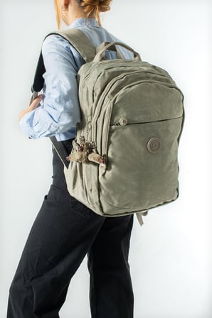 Ultra Hafif Çok Cepli Orta Boy Sırt Çantası Vizon Model: (571-3K)