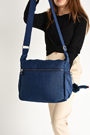 Çapraz Askılı Ultra Hafif Çok Cepli Bayan Omuz Çantası Laci (Model:571-6C) 